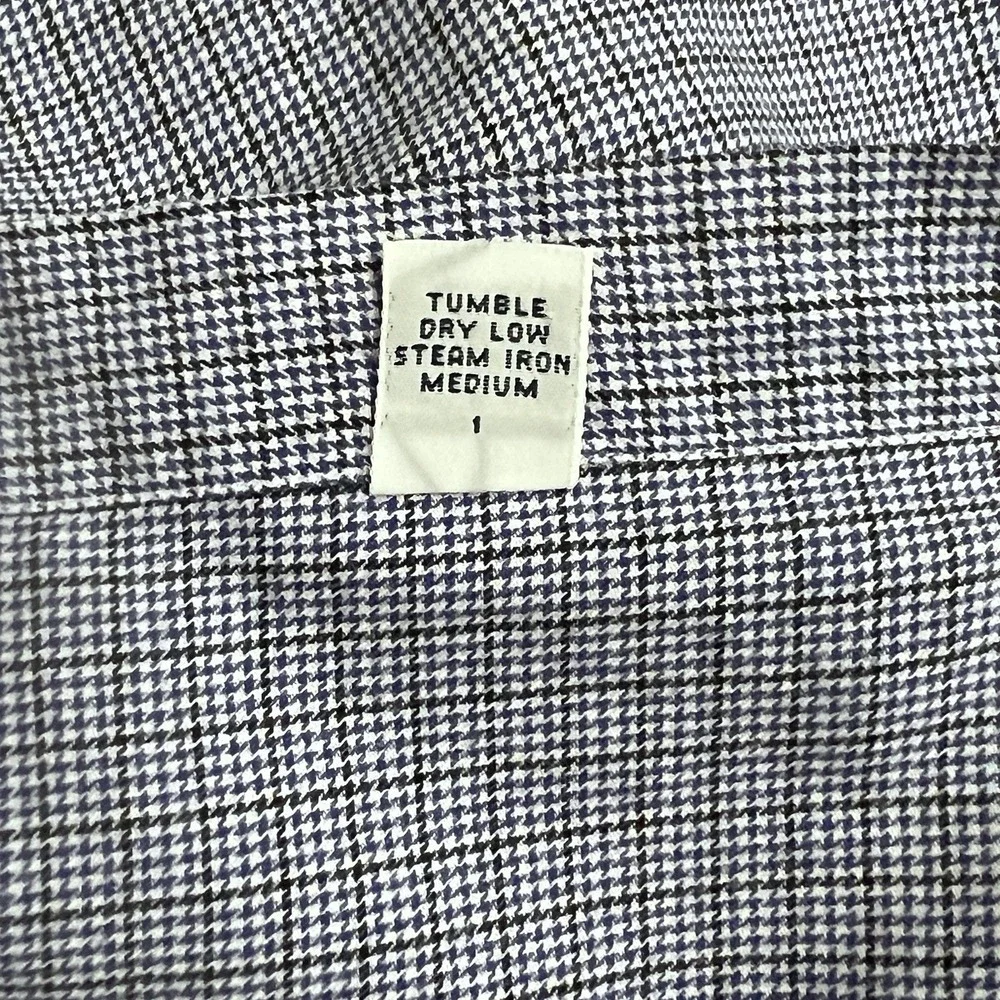 Polo Ralph Lauren Yarmouth Oxford Button Long Sleeve Check Blue Shirt 17.5 36/37